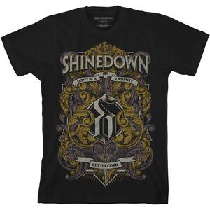 Shinedown Unisex Adult Ornamental Scissors Cotton T-Shirt / Black